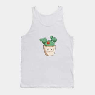 Cute potted cactus Tank Top